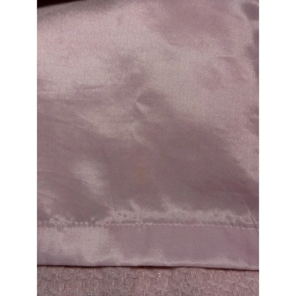 Worthington Pea Coat Womens Medium Pink Tweed Wool Blend Lined Preppy Academia - Picture 9 of 11